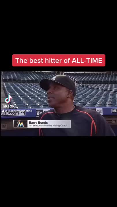 Barry Bonds – ＂If You Can Catch It, You Can Hit It＂
