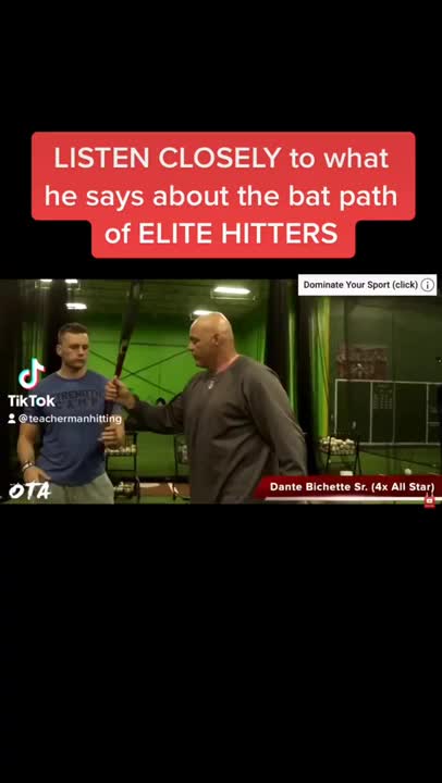 The Bat Path Of Elite Hitters